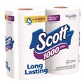 Toilet Paper | Scott 10183 1-Ply Septic Safe Bathroom Tissue - White (12/Carton) image number 1