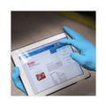 Disposable Gloves | Ansell 54189 G10 Comfort Plus Blue Nitrile Gloves - Extra Large, Light Blue (100/Box) image number 2