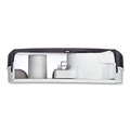 Just Launched | San Jamar R4000TBK 9 in. Roll 19 in. x 5.25 in. x 12 in. Twin Jumbo Classic Tissue Dispenser - Transparent Black Pearl image number 5