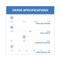 Copy & Printer Paper | Hammermill 16803-0 Colors 20 lbs. 8.5 in. x 11 in. Print Paper - Cream (500/Ream) image number 2