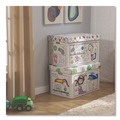 Arts & Crafts Supplies | Bankers Box 1231701 At Play Color in Toy Box Animal Design 1 Section 5.25 Cu Ft 28-in x 18-in x 18-in White/Black image number 7