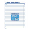 Notebooks & Pads | TOPS 2170 100 Forms 8.5 in. x 11 in. One-Part (No Copies) "Things To Do Today" Daily Agenda Pad (1-Pad) image number 0