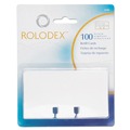 Flash Cards | Rolodex 67558 2.25 in. x 4 in. Plain Unruled Refill Card - White (100/Pack) image number 0