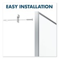White Boards | Quartet NA9648F-A Fusion Nano-Clean 96 in. x 48 in. Magnetic Whiteboard - White/Silver image number 8
