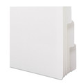Binders | Smead 89415 11 in. x 8.5 in. 5-Tab Three-Ring Binder Index Divider - White (20/Box) image number 2