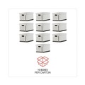 Storage Bins & Lids | Universal 9523001 12 in. x 15 in. x 10 in. Letter/Legal Files Basic-Duty Economy Record Storage Boxes - White (10/Carton) image number 5