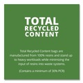Trash Bags | Stout by Envision T4048B15 40 in. x 48 in. 45-Gallon 1.5 mil. Total Recycled Content Plastic Trash Bags - Black/Brown (100/Carton) image number 6