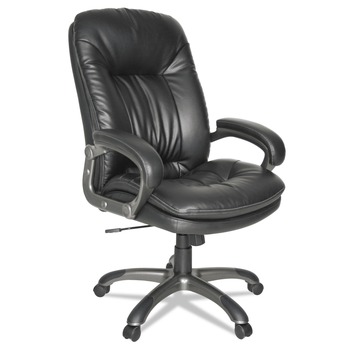  | OIF OIFGM4119 18.50 in. - 21.65 in. Seat Height Executive Swivel/Tilt Bonded Leather High-Back Chair Supports Up to 250 lbs. - Black
