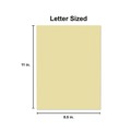 Art & Craft Paper | Universal UNV11201 8.5 in. x 11 in. 20-lb. Deluxe Colored Paper - Canary (500/Ream) image number 2