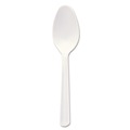  | Dart S5BW Bonus Polypropylene Cutlery 5 in. Teaspoon - White (1000/Carton) image number 1
