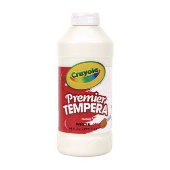 Crayola 54-1216-053 16 oz Premier Tempera Paint - White