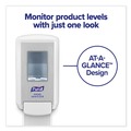 Hand Sanitizers | PURELL 5121-01 CS4 6.12 in. x 4.48 in. x 10.81 in. 1,200 mL Hand Sanitizer Dispenser - White (1/Carton) image number 3