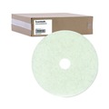 Just Launched | Boardwalk BWK4020NAT 20 in. Diameter Natural Burnishing Floor Pads - White (5/Carton) image number 0