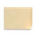 Just Launched | Smead 24115 Heavyweight Straight End Tab Pocket Folders - Letter, Manila (50/Box) image number 3