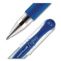 Pens | uni-ball 65451 Signo GRIP 0.7 mm Stick Gel Pen - Blue Ink/Clear/Blue/Silver Barrel/Medium (1-Dozen) image number 1