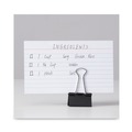 Binding Spines & Combs | Universal UNV10199 Binder Clips - Mini, Black/Silver (1 Dozen) image number 2