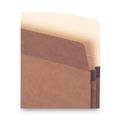 File Folders | Smead 73214 1.75 in. Expansion Letter Size Drop Front File Pockets - Redrope (25/Box) image number 5