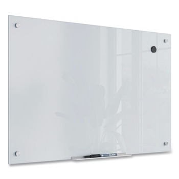  | U Brands 3970U00-01 35 in. x 23 in. Magnetic Glass Dry Erase Board Value Pack - Frosted White