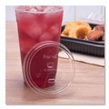 Cups and Lids | Karat C-KC626TS-SH Plastic Strawless Sipper PET Lids Fits 12 oz. to 24 oz. Cold Cups - Clear (1000/Carton) image number 3