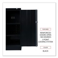 Office Filing Cabinets & Shelves | Alera CM4218BK 36 in. x 18 in. x 42 in. Assembled High Storage Cabinet with Adjustable Shelves - Black image number 5