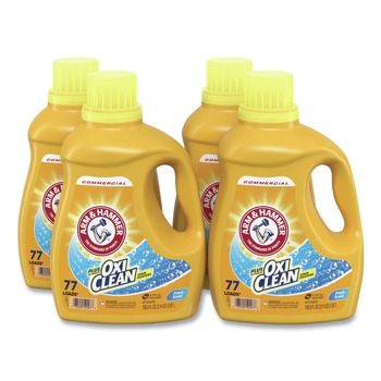 CLEANERS AND CHEMICALS | Arm & Hammer 3320050027 100.5 oz OxiClean Concentrated Liquid Laundry Detergent - Fresh (4/Carton)