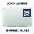 White Boards | Quartet G2418F 24 in. x 18 in. Infinity Glass Marker Board - Frost Surface image number 6