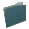 File Folders | Pendaflex 04302 Earthwise by Pendaflex 1/3-Cut Tabs Assorted Letter Size 0.5 in. Expansion 100 percent Recycled Colored File Folders - Blue (100/Box) image number 3