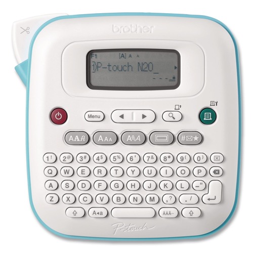Label Makers | Brother P-Touch PTN20 6 in. x 6 in. x 2.9 in. 2 Lines P-Touch Personal Desktop Label Maker image number 0