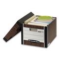  | Bankers Box 0072506 12.75 in. x 16.5 in. x 10.38 in. R-KIVE Heavy-Duty Storage Boxes for Letter/Legal Files - Woodgrain (4/Carton) image number 1