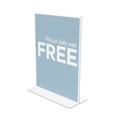 Office Presentation Supplies | Deflecto 69201 Classic Image 8.5 in. x 11 in. Insert Double-Sided Sign Holder - Clear image number 5
