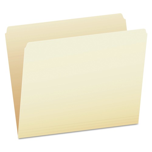 Just Launched | Pendaflex 752EE Letter Size 0.75 in. Expansion Straight Tabs File Folders - Manila (100/Box) image number 0