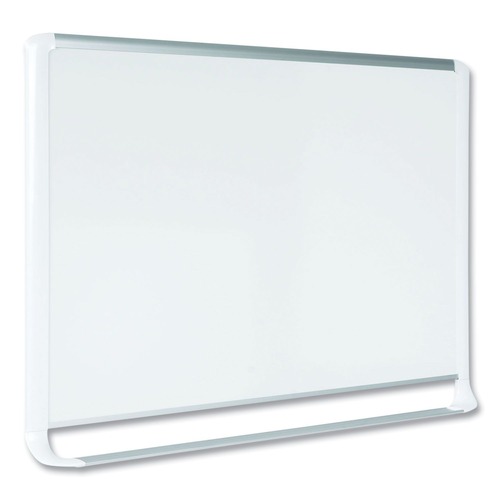 White Boards | MasterVision MVI270205 Gold Ultra 72 in. x 48 in. Magnetic Dry Erase Boards - White Lacquered Steel Surface, White Aluminum Frame image number 0
