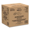 Just Launched | Dart 85HT3R 8.38 in. x 7.78 in. x 3.25 in. 3-Compartment Foam Hinged Lid Containers (200/Carton) image number 0