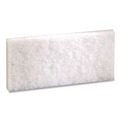 Sponges & Scrubbers | 3M 8440 4.62 in. x 10 in. Utility and Burnish Pads - White (10/Carton) image number 3
