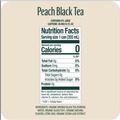 Beverages & Drink Mixes | Zevia 01704-12 12 oz Can Peach Black Tea Zero Sugar Naturally Sweetened Black Tea (12/Carton) image number 2