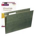 File Folders | Smead 64135 Legal Size 1/3-Cut Tabs Hanging Folders - Standard Green (25/Box) image number 2