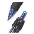 Pens | uni-ball 42071 Retractable Power Tank RT Ballpoint Pen - Blue Ink Translucent Blue/Black Barrel (1-Dozen) image number 1