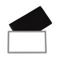 Labels | C-Line 87701 4.25 in. x 2.5 in. Slap-Stick Side Load Magnetic Label Holders - Gray (10/Pack) image number 1