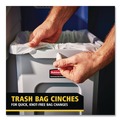 Trash & Waste Bins | Rubbermaid Commercial 2185053 Slim Jim Recycling Station Kit 1-Stream Landfill 23 gal Plastic Gray/Black image number 7