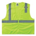 Safety & First Aid | Ergodyne 21053 GloWear 8210Z Class 2 Economy Mesh Vest Polyester Lime Small/Medium image number 0