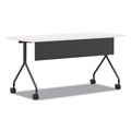 Office Furniture Accessories | HON HMTUMOD50.P 50 in. W x 0.13 in. D x 9.63 in. H Universal Modesty Panel - Black image number 2