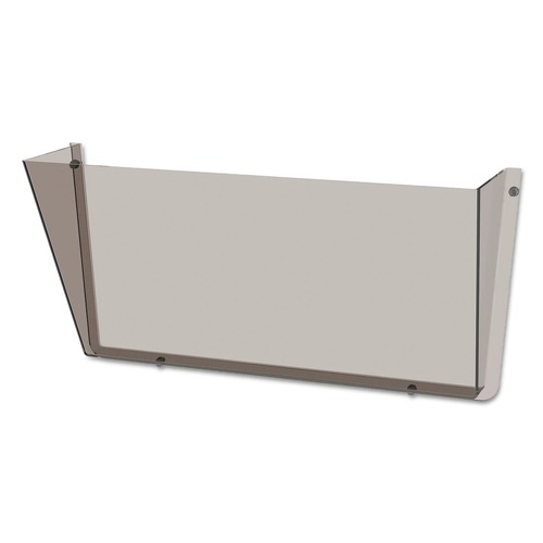 Desktop Organizers | Deflecto 63202 Unbreakable DocuPocket 14.5 in. x 3 in. x 6.5 in. Letter Size Wall File - Smoke image number 0