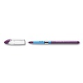 Pens | Schneider 151208 1.4 mm Slider Basic Ballpoint Stick Pen - Extra-Bold/Violet Ink/Violet Barrel (10/Box) image number 2