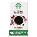 Coffee | Starbucks 12407838 0.11 oz VIA Ready Brew Coffee - Italian Roast (12/Carton) image number 1