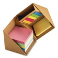 Desktop Organizers | Officemate 21559 Desk Supply Organizer 3 Compartments 3.5 x 3.5 x 3.5 Brown Paper image number 2