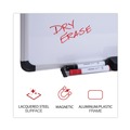 White Boards | Universal UNV43735 72 in. x 48 in. Lacquered Steel Magnetic Dry Erase Marker Board - White Surface, Aluminum/Plastic Frame image number 4