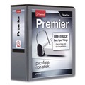 Binders | Cardinal 10341 4 in. Capacity 11 x 8.5 Premier Easy Open ClearVue Locking Slant-D Ring Binder - Black image number 0