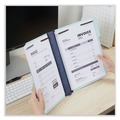 File Folders | Universal UNV10401 2 in. Expansion 2 Fasteners Letter Size Top Tab Classification Folders - Light Blue Exterior (25/Box) image number 2