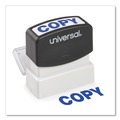Stamps & Stamp Supplies | Universal UNV10047 COPY Pre-Inked One Color Message Stamp - Blue image number 3
