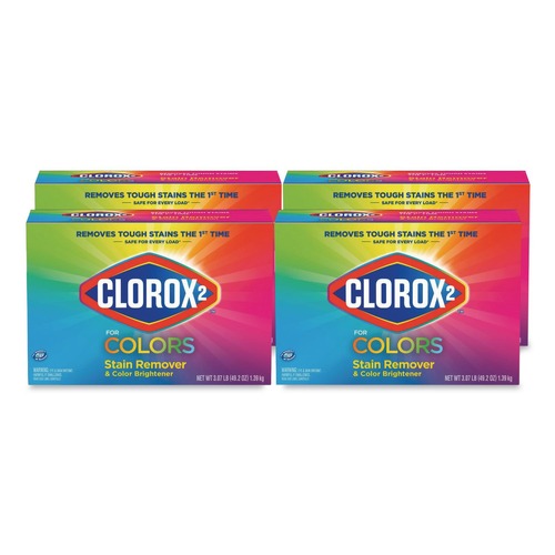 Laundry Detergents | Clorox 2 03098 49.2 oz. Stain Remover and Color Brightener Powder - Original (4/Carton) image number 0